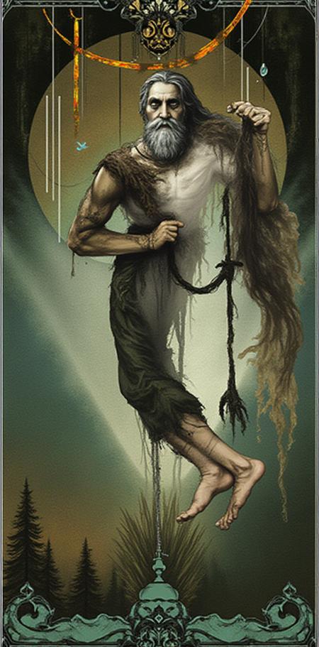 Dragon Age tarot card Dr4GnAg3 Flux Lora