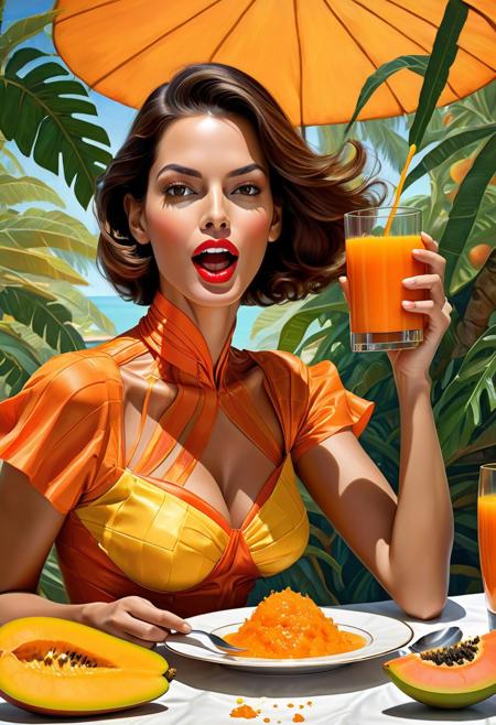 Juicy Fruit World - Exotic Mix style - SDXL