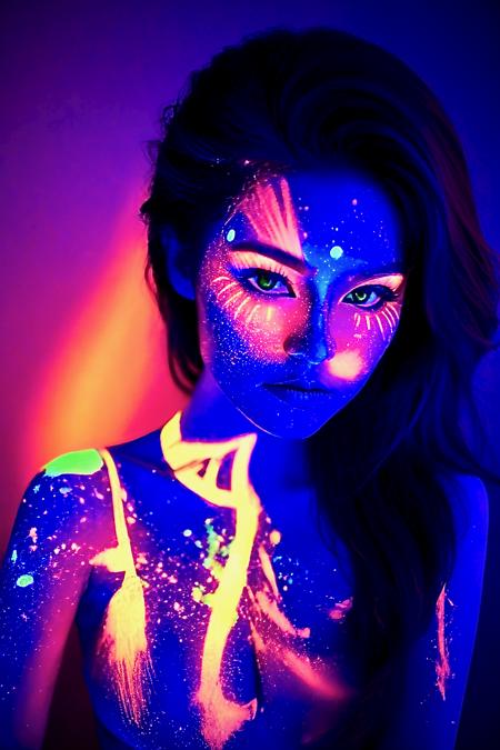 Blacklight Makeup — SDXL LoRA