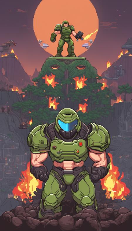 Doomguy (Doom Marine/Slayer) [Doom] LoRA XL