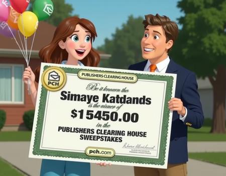 Publishers Clearing House Sweepstakes Winner Style