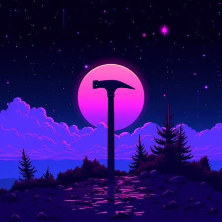 Retro neon style [FLUX+SD+XL+Illustrious-XL+Pony]