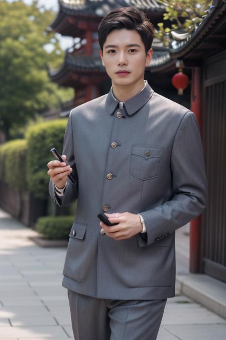 中山装 chinese tunic suit
