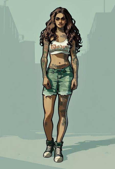 GTA San Andreas posters/loadscreens style版本v1.0 (ID: 1090896)