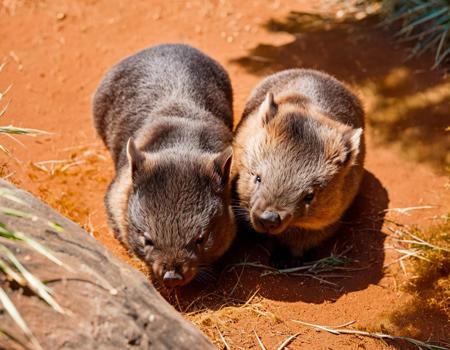 Wombat (Vombatus, Lasiorhinus) SD XL