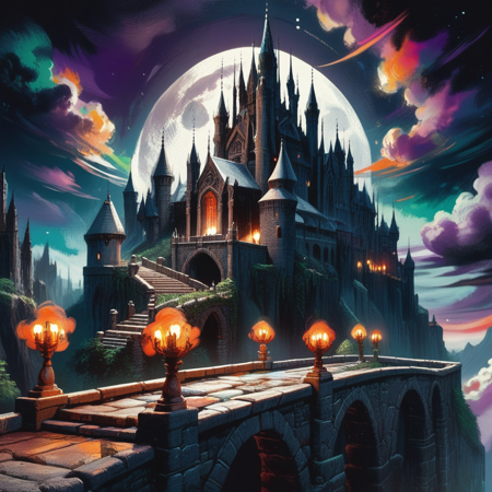 Haunting Castles (Background) [Pony/ILXL]