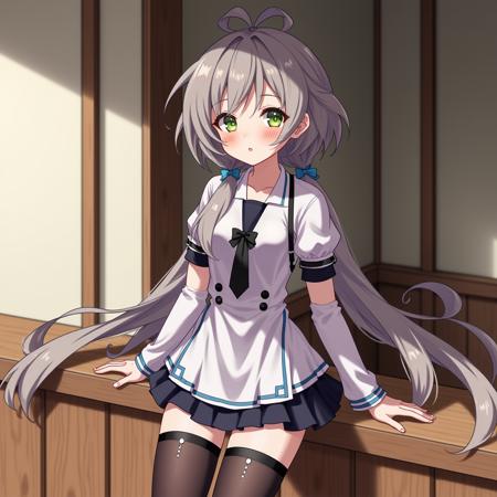 黑白连衣裙洛天依（Luo Tianyi with white and black dress）