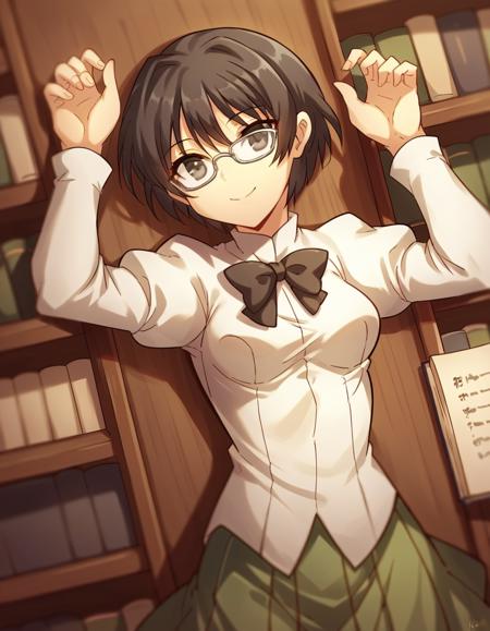 Shizune Hakamichi (羽加道 静音) - Disability Girls (Katawa Shoujo) (かたわ少女)