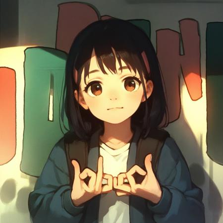Be Positive hand sign
