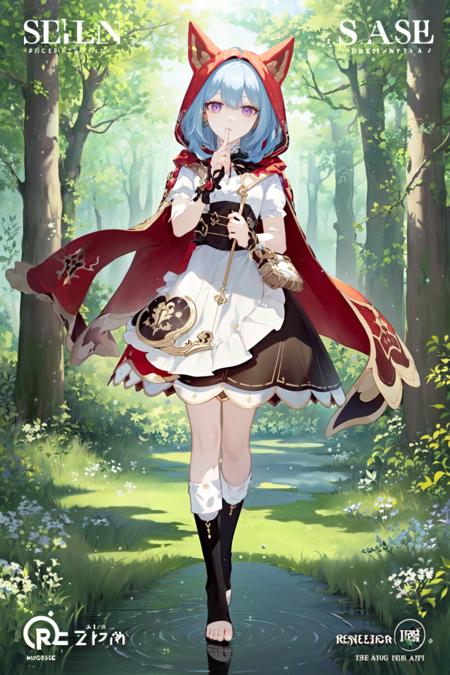 MIHOYO Collection 米家全家桶 (Honkai Impact 3rd | Honkai Star Rail | Genshin Impact | Zenless Zone Zero)版本画中的童话-Maroon Riding Hood (ID: 276705)