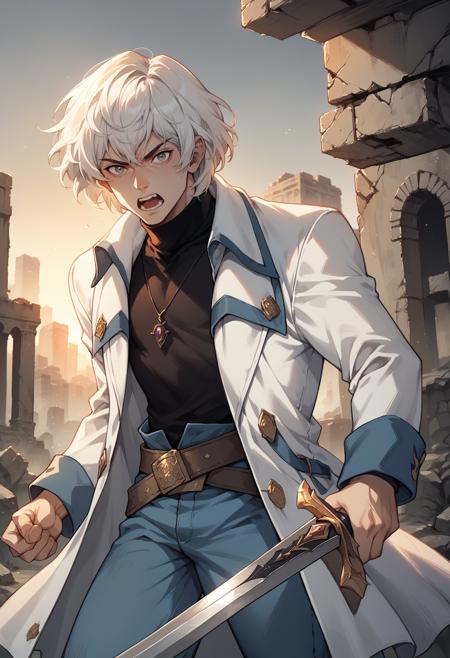 Soma Cruz (Castlevania: Dawn of Sorrow / Aria of Sorrow) [Pony Diffusion]