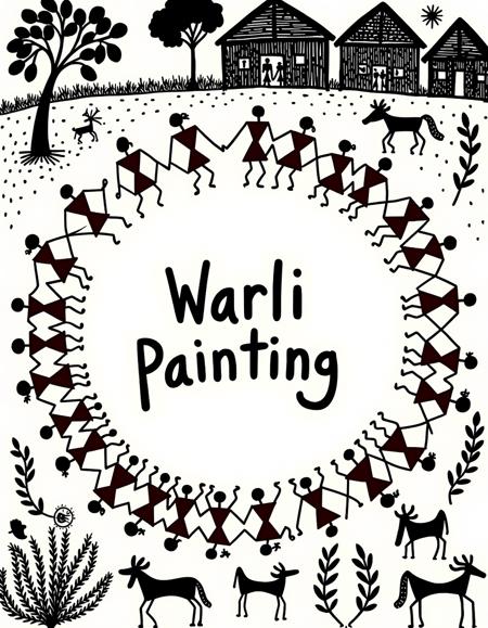 Warli Painting Art Style版本v1.0 (ID: 795925)