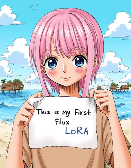One Piece Manga Style - Flux1-dev LoRA版本v1.0 (ID: 739481)