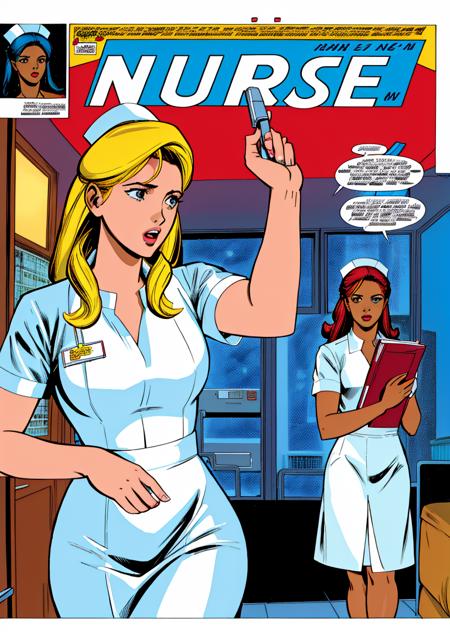 Nurse Comic Generator (EXTREMELY SILLY LoRA EXPERIMENT)