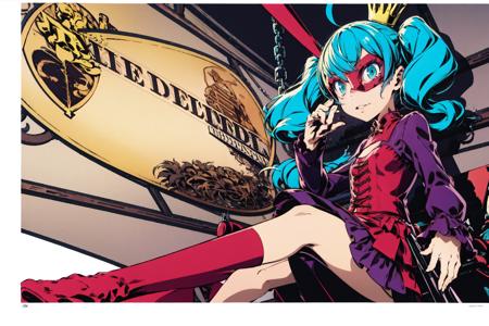 Persona 5 Cruncher style