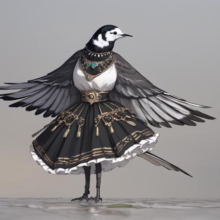 Animal: Motacilla Alba (Pied Wagtail)