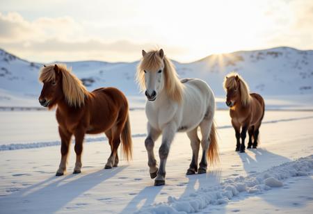icelandic-horse-winter-coat LoRA Flux