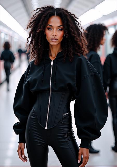 MUGLER - Corseted Hoodie [Flux]