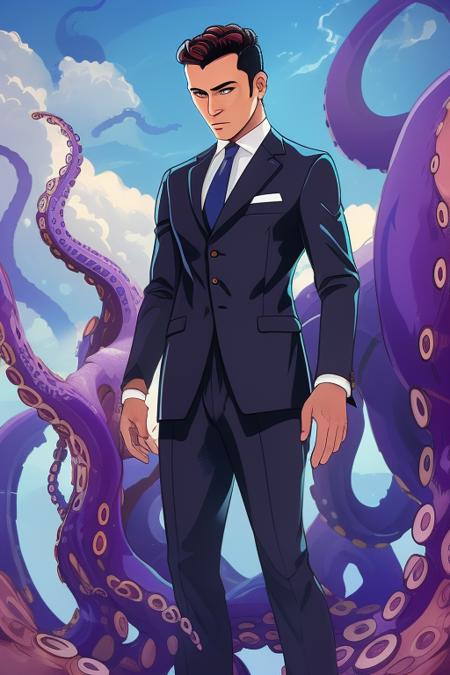 A Cthulhu and tentacle effect - tangbohu 30