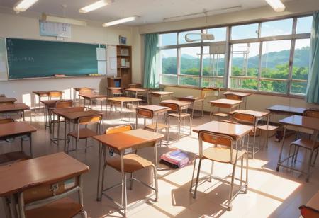 学校の教室 / Japanese School Classroom PONY