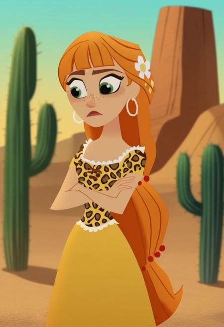 (Pony) Cartoon style of Rapunzel's Tangled Adventure