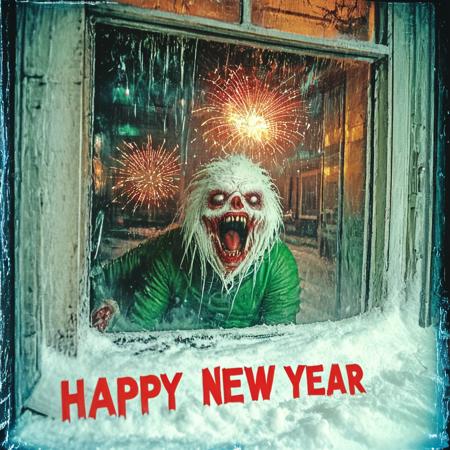 Horror Snowman Happy New Year! [SDXL]