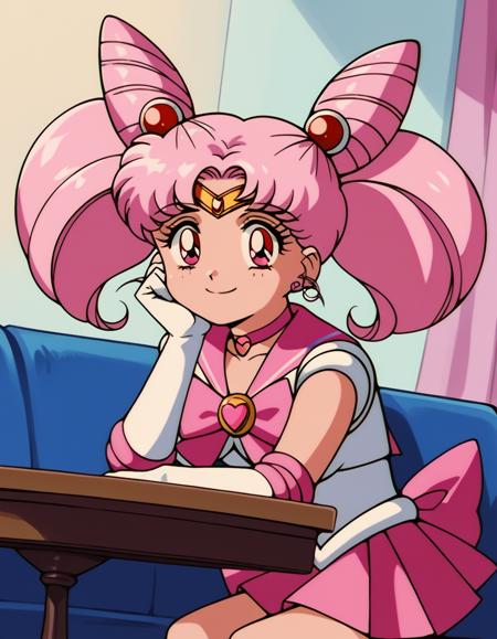 Chibiusa Tsukino (ちびうさ) / Sailor Chibi Moon (セーラーちびムーン) - Sailor Moon (美少女戦士セーラームーン) - COMMISSION W/ DATASET
