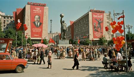 Soviet Era - USSR Retro futuristic style based on Atomic Hearts [FLUX]