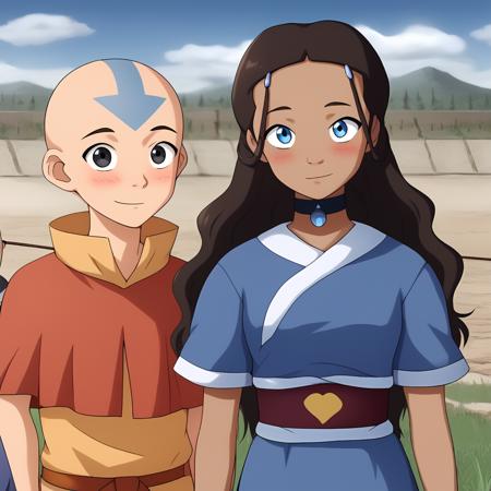 Aang and Katara Together