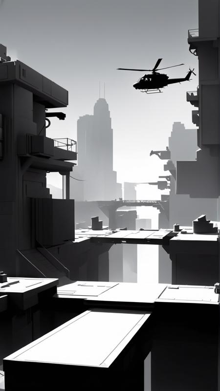Whitebox Style SDXL - Environment & Level Design Concept Art Game Dev Tool