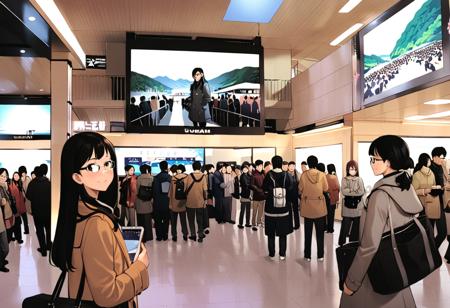 阪急梅田駅ビッグマン前 / Hankyu UMEDA station, bigman SDXL