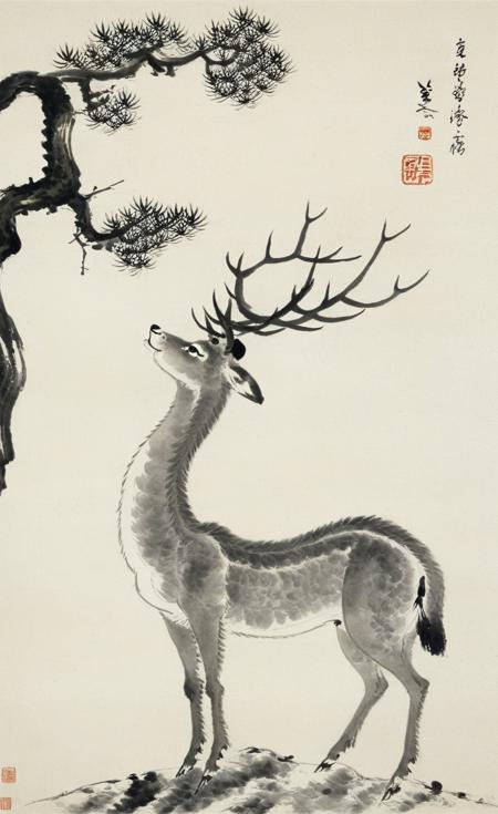八大山人水墨画风格XL