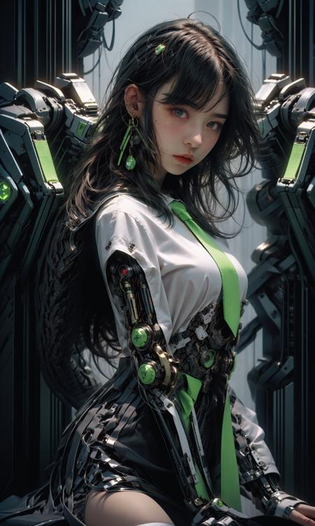绪儿-荧光色机娘