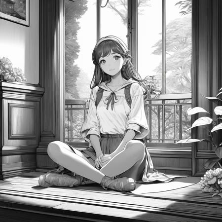 LineAniRedmond- Linear Manga Style for SD XL - Anime Style.