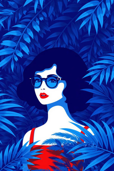 modern lady portrait
