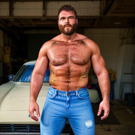 Muscle Bear - Coffee Model