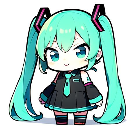Boldline game style: boldline anything easily especially chibi 粗线条2D游戏lora：适合Q版人物