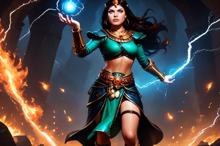 Sorceress from Diablo 2