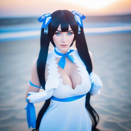 Goddess Hestia - DanMachi - Realistic & Anime