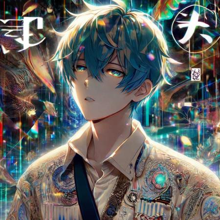 Anime Glitch Boy