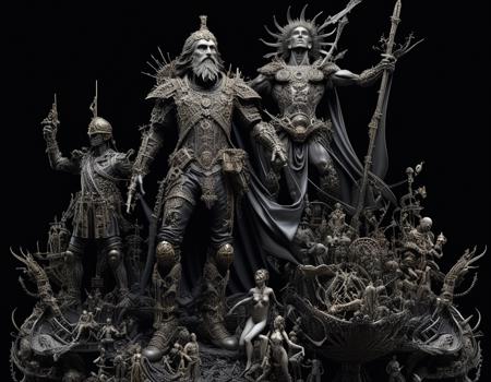 sculpture by Kris Kuksi