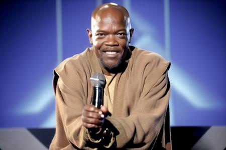 Samuel L Jackson (Mace Windu from Star Wars, Pulp Fiction, Nick Fury from MCU)版本v1.0 (ID: 91035)