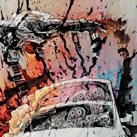 Ralph Steadman SDXL 1.0 art style lora