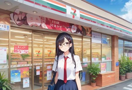 コンビニの外観7 PONY