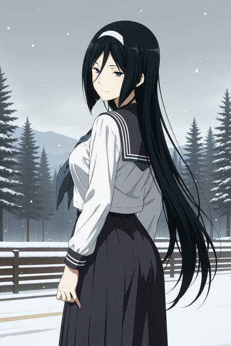 Fuyumi Irisu (入須冬実) - Hyouka (氷菓) (2 Outfits)