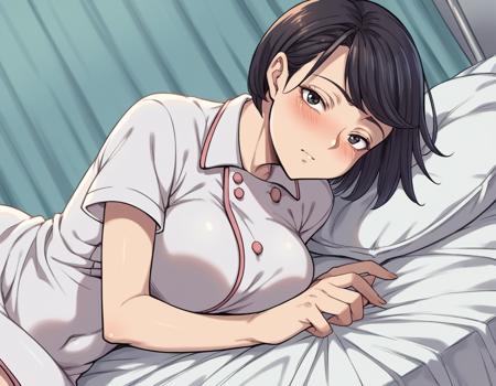 Yoko - [Papuka (Shibire Hitsuji)] Tonari no Bed de Netorareru Kangoshi Jukubo ([Papuka (シビレヒツジ)] 隣のベッドで寝取られる看護師熟母) - COMMISSION