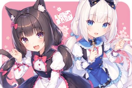 nekopara-vanilla and choko-dreambooth-