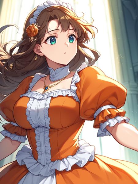 Fantasy/Isekai anime noble woman dress