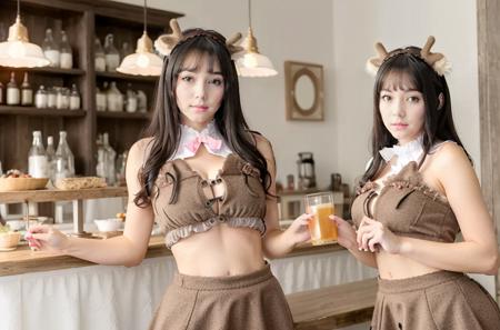 Reindeer Waitress Outfit