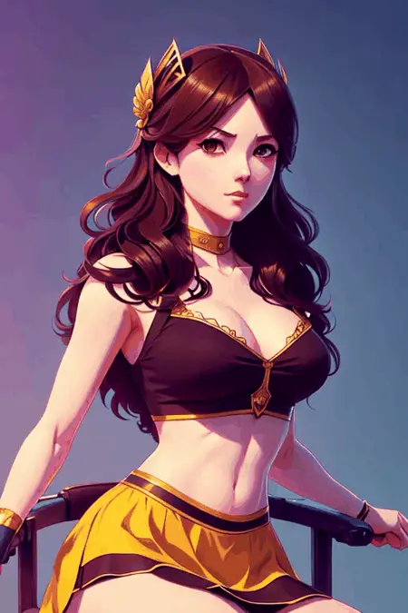 cosplay - trained with no data, completely free for all uses (animated gifs)